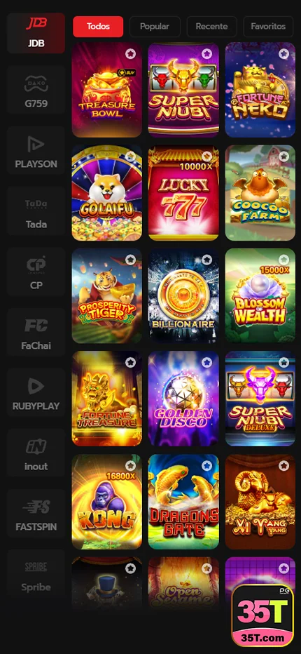 Jogador desfrutando caça-níqueis diversificados online